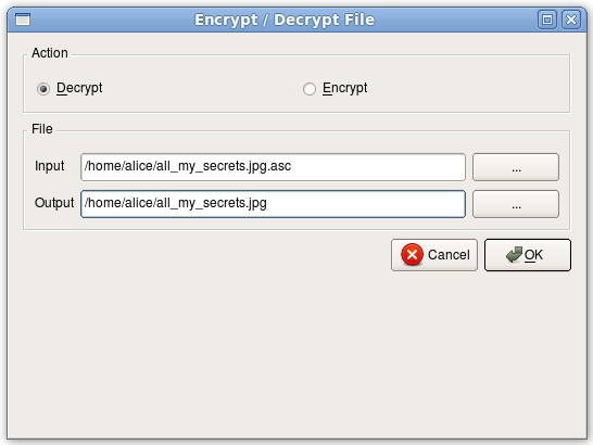 choose the input- and outputfile